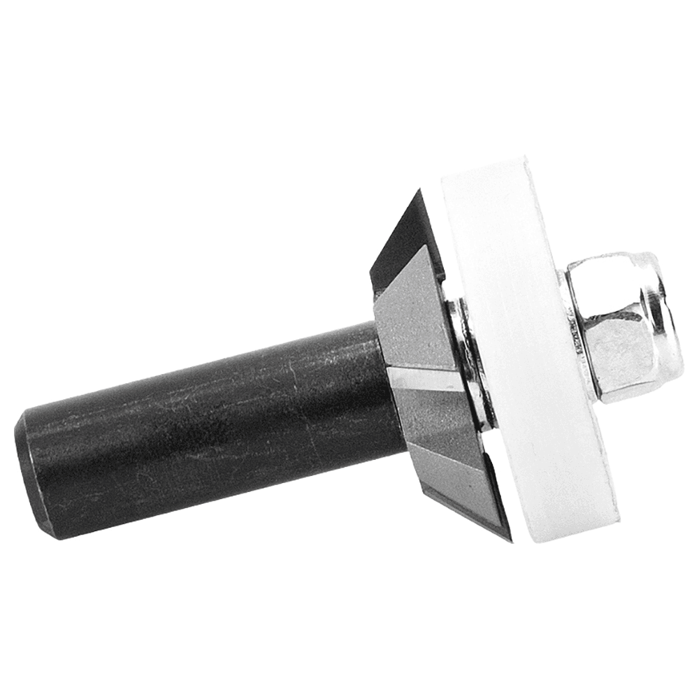 1-3/8" Dia x 1/4" Carbide Tipped 45° Laminate Miter Bit, Joint Undercutter Assembly, 1/2" Shank Alt 2 - Image