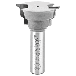 1-3/8" Dia x 21/32" Carbide Tipped Ogee Bit, Window Sash & Rail 1/8" Radius, 1/2" Shank Main - Image