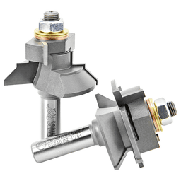 1-11/64" Dia x 1-1/8" Carbide Tipped Adjustable V Panel Router Bit, 1/2" Shank Alt 2 - Image