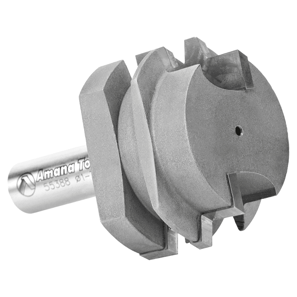 1-3/32" Dia x 1/2" Carbide Tipped Glue Joint, 1/2" Shank Alt 3 - Image