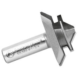 1-3/4" Dia x 7/8" Carbide Tipped Lock Miter Bit, 45°, 1/2" Shank for 3/8" - 3/4" Material Alt 2 - Image