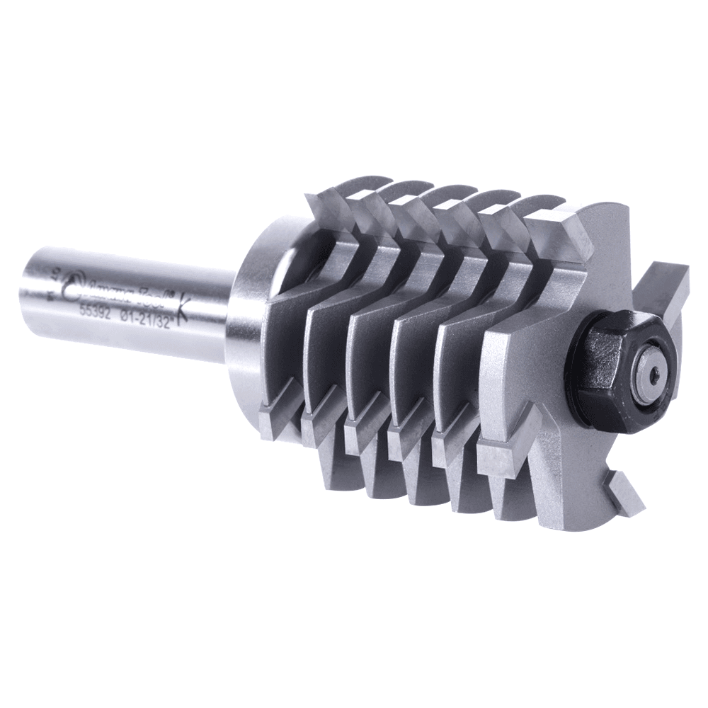 1-21/32" Dia x 1-17/32" Carbide Tipped Finger Joint Assembly, 1/2" Shank with Upper BB Alt 3 - Image