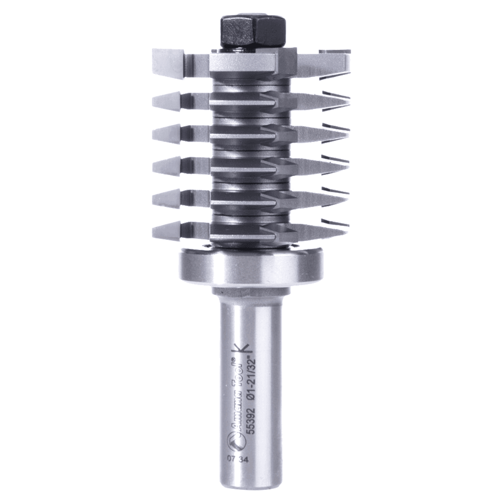 1-21/32" Dia x 1-17/32" Carbide Tipped Finger Joint Assembly, 1/2" Shank with Upper BB Main - Image