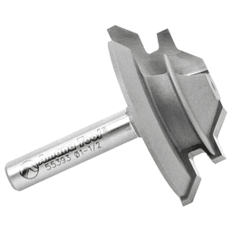 1-1/2" Dia x 1/2" Carbide Tipped Lock Miter Bit, 45°, 1/4" Shank for 5/16" - 7/16" Material Alt 2 - Image