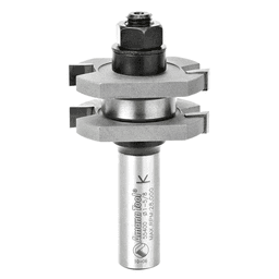 1-5/8" 2-Wing Tongue/Groove Assembly Bit, 1/2" Shank - Main Image