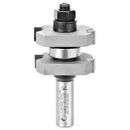 1-5/8" x 3-3/8" 2-Wing Tongue/Groove Assembly Bit, 1/2" Shank - Main Image