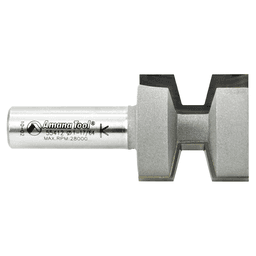 1-1/4" Dia x 1-1/4" Carbide Tipped Wedge Tongue 15°, 1/2" Shank Alt 2 - Image
