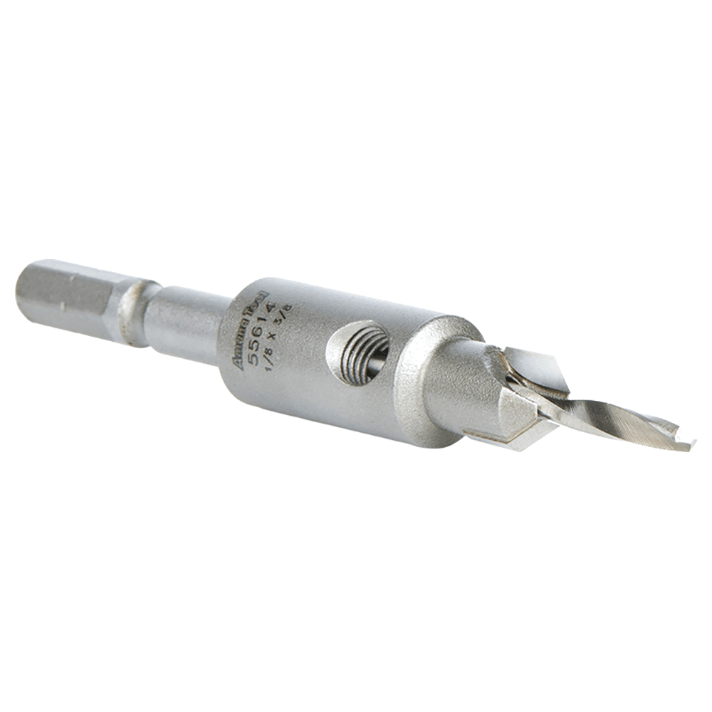 3/8 Dia x 1/8" Drill Dia 82° Carbide Tipped Countersink for Festool CENTROTEC System Alt 3 - Image