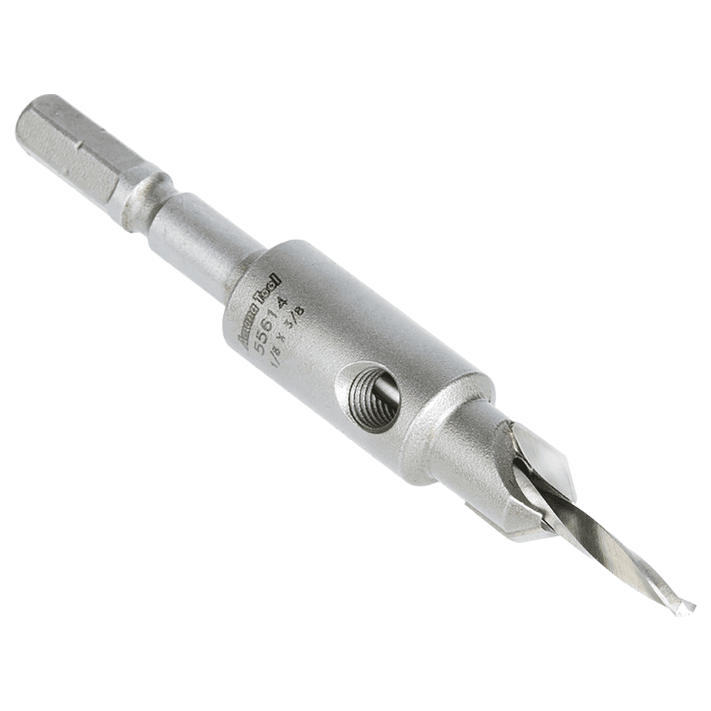 3/8 Dia x 1/8" Drill Dia 82° Carbide Tipped Countersink for Festool CENTROTEC System Alt 4 - Image