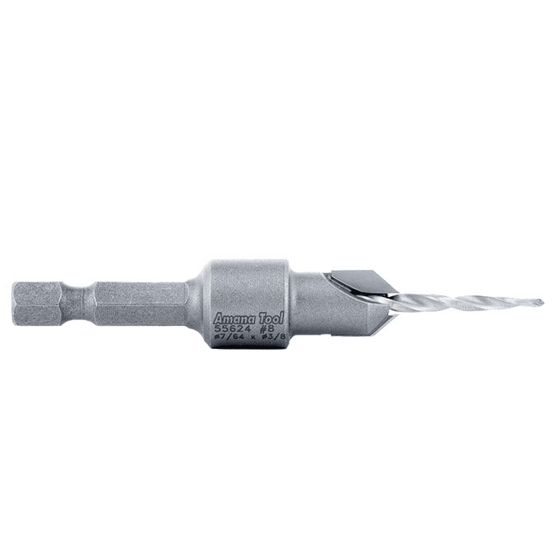 3/8" x 2-1/8" Carbide Tipped Countersink Taper Bit, #8 Screw - Alt Image 1