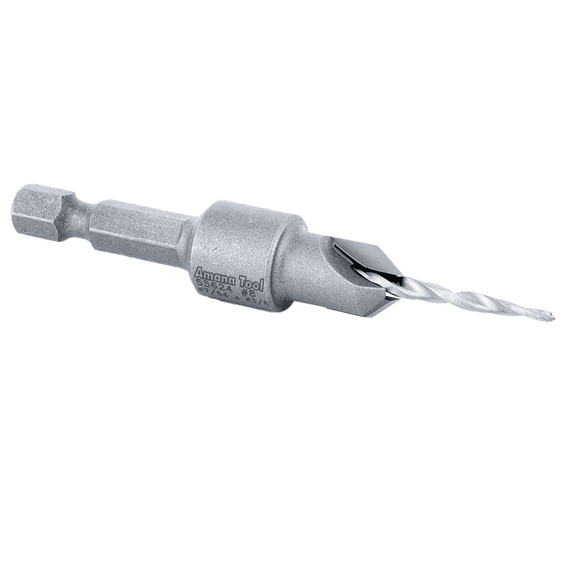 3/8" x 2-1/8" Carbide Tipped Countersink Taper Bit, #8 Screw - Alt Image 2