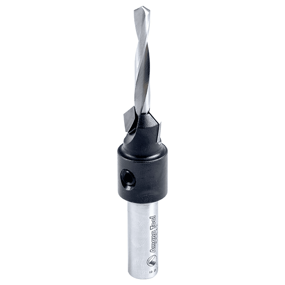 1/2" x 60mm Carbide Tipped Countersink Bit, 10mm Shank, 4mm Drill Hole Size - Main Image