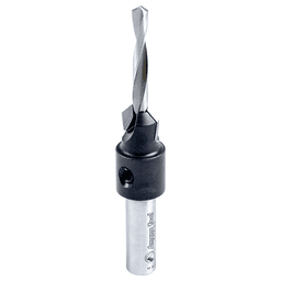 1/2" x 60mm Carbide Tipped Countersink Bit, 10mm Shank, 4mm Drill Hole Size - Main Image