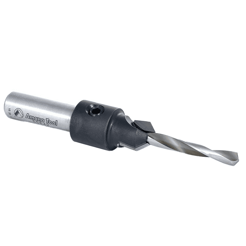 1/2" x 60mm Carbide Tipped Countersink Bit, 10mm Shank, 4mm Drill Hole Size - Alt Image 2