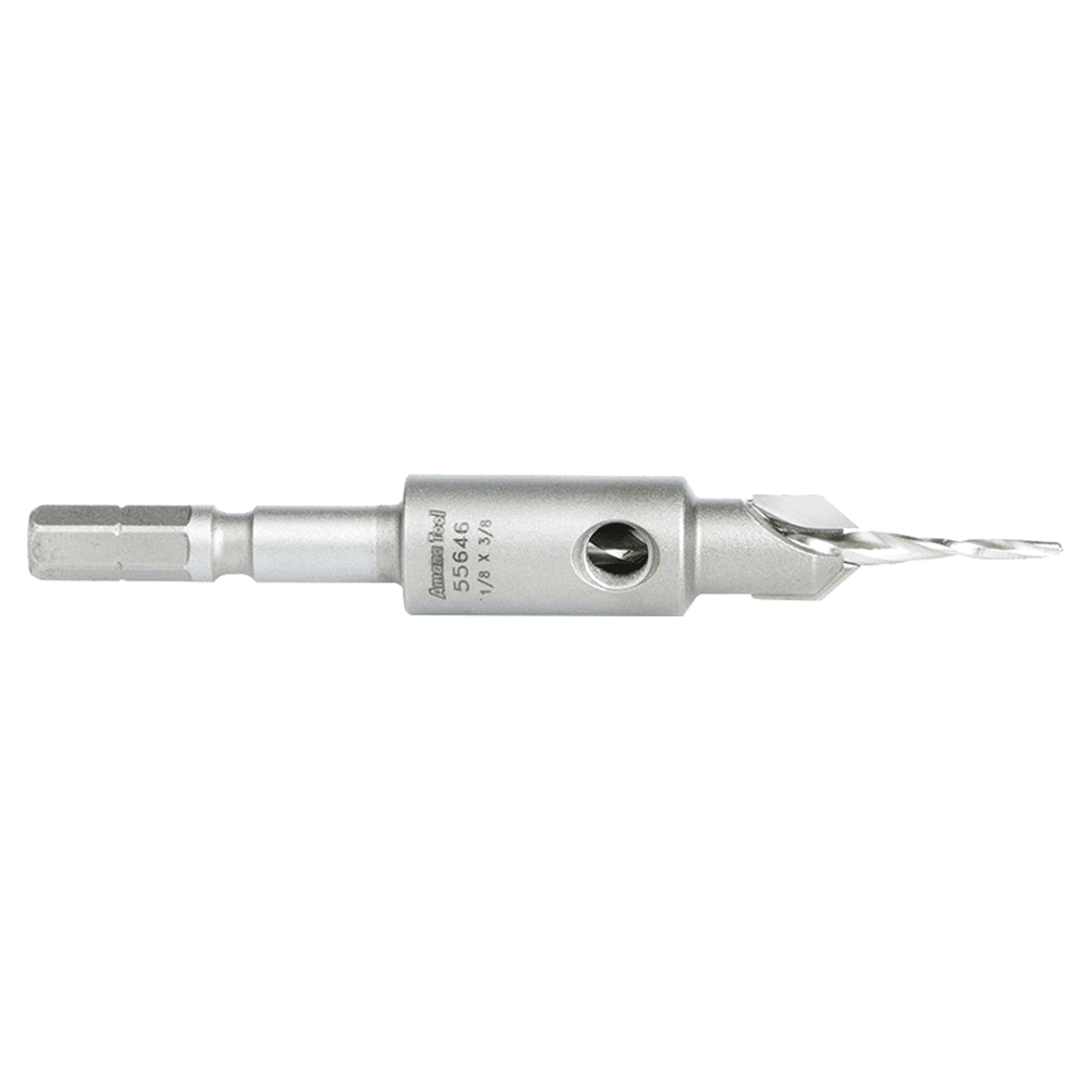3/8" Dia x 1/8" Drill Dia Carbide Tipped 82° Countersink Taper for Festool CENTROTEC System #10 Screw Alt 2 - Image