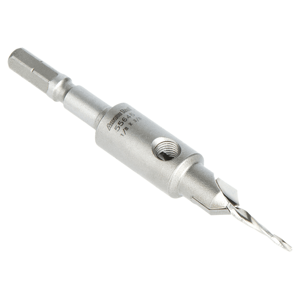 3/8" Dia x 1/8" Drill Dia Carbide Tipped 82° Countersink Taper for Festool CENTROTEC System #10 Screw Alt 4 - Image