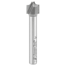 3/8" Dia x 5/16" Carbide Tipped Plunge Beading Bit, 3/32" Radius, 1/4" Shank Main - Image