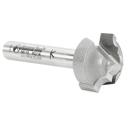 3/4" Dia x 1/2" Carbide Tipped Plunging Classical Router Bit, 9/64" Radius, 1/4" Shank Alt 3 - Image