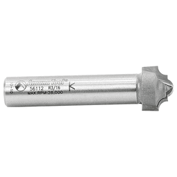 3/4" Dia x 1/2" Carbide Tipped Plunging Classical Router Bit, 9/64" Radius, 1/2" Shank Alt 2 - Image