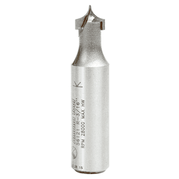 3/8" Dia x 5/16" Carbide Tipped Point Cutting Roundover 3/16" Radius Router Bit, 1/2 Shank Main - Image