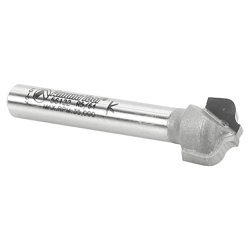 1/2" Dia x 3/8" Carbide Tipped Plunging Ogee Style A 5/64" Radius, 1/4" Shank Alt 3 - Image