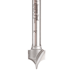 12mm Dia x 13mm Carbide Tipped Point Cutting Roundover 6mm Radius Router Bit, 6mm Shank Alt 4 - Image