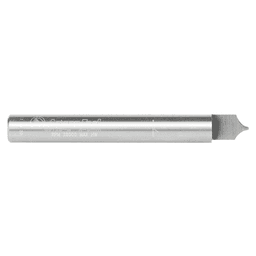 6mm Dia x 8mm Solid Carbide Point Cutting Roundover 3mm Radius Router Bit, 6mm Shank Alt 2 - Image