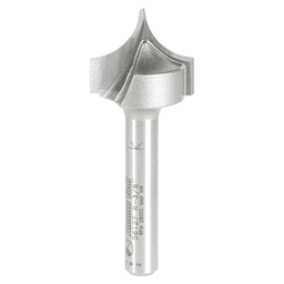 3/4" Dia x 5/8" Carbide Tipped Point Cutting Roundover 3/8" Radius Router Bit, 1/4" Shank Main - Image