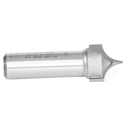 3/4" Dia x 5/8 Carbide Tipped Point Cutting Roundover 3/8" Radius Router Bit, 1/2" Shank Alt 2 - Image