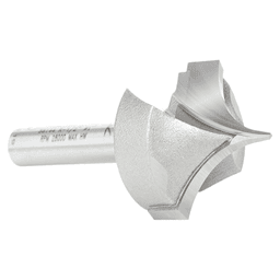 1" Dia x 3/4" Carbide Tipped Point Cutting Roundover 1/2" Radius Router Bit, 1/4" Shank Alt 3 - Image