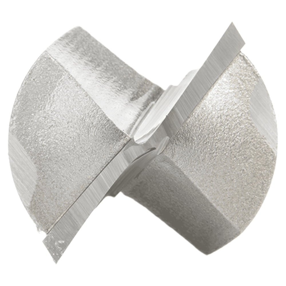 1" Dia x 3/4" Carbide Tipped Point Cutting Roundover 1/2" Radius Router Bit, 1/4" Shank Alt 4 - Image