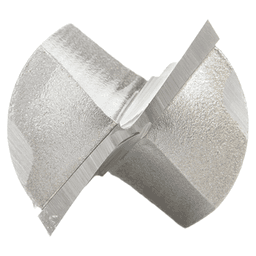1" Dia x 3/4" Carbide Tipped Point Cutting Roundover 1/2" Radius Router Bit, 1/4" Shank Alt 4 - Image