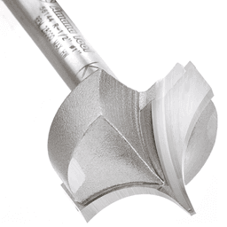 1" Dia x 3/4" Carbide Tipped Point Cutting Roundover 1/2" Radius Router Bit, 1/4" Shank Alt 5 - Image