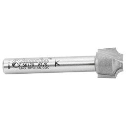 1/2" Dia x 3/8" Carbide Tipped Plunge Beading Bit, 1/8" Radius, 1/4" Shank Alt 2 - Image