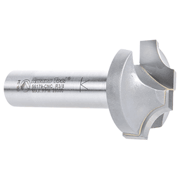 1-1/4" Dia x 5/16" Carbide Tipped Plunging Beading Bit, 3/8" Radius, 1/2" Shank Alt 3 - Image