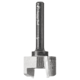 5/8" + 0.015 Dia x 9/16" Carbide Tipped Mortising Bit, Screw Down Shear Cutter, 1/4" - 28 Thread Alt 3 - Image