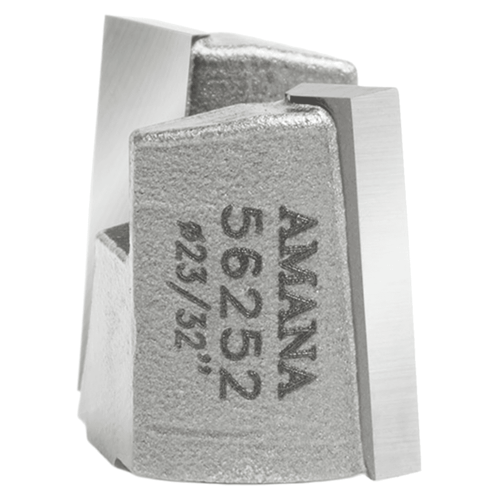 23/32" Dia x 9/16" Carbide Tipped Mortising Bit, Screw Down Shear Cutter, 1/4" - 28 Thread Main - Image