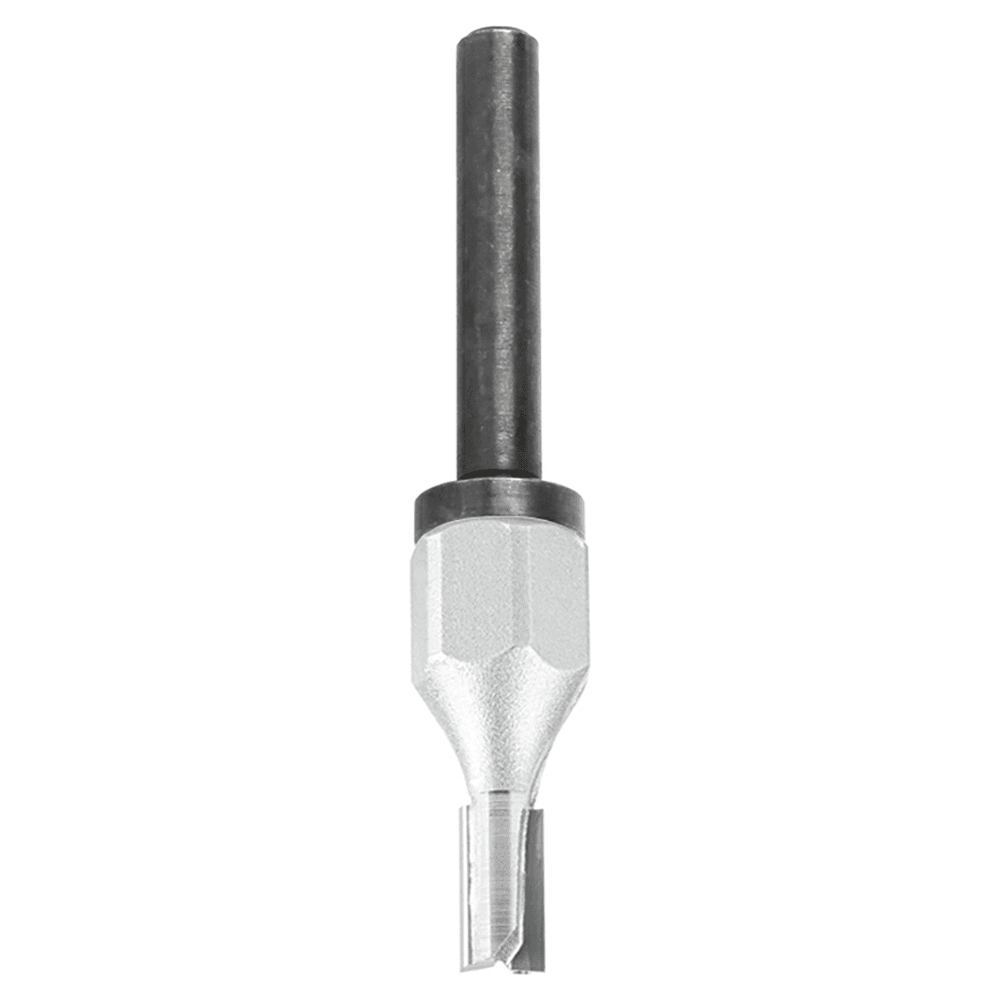 1/8" + .015 Dia x 3/8" Carbide Tipped Mortising Bit, Screw Straight No Shear Cutter, 1/4" - 28 Thread Alt 3 - Image