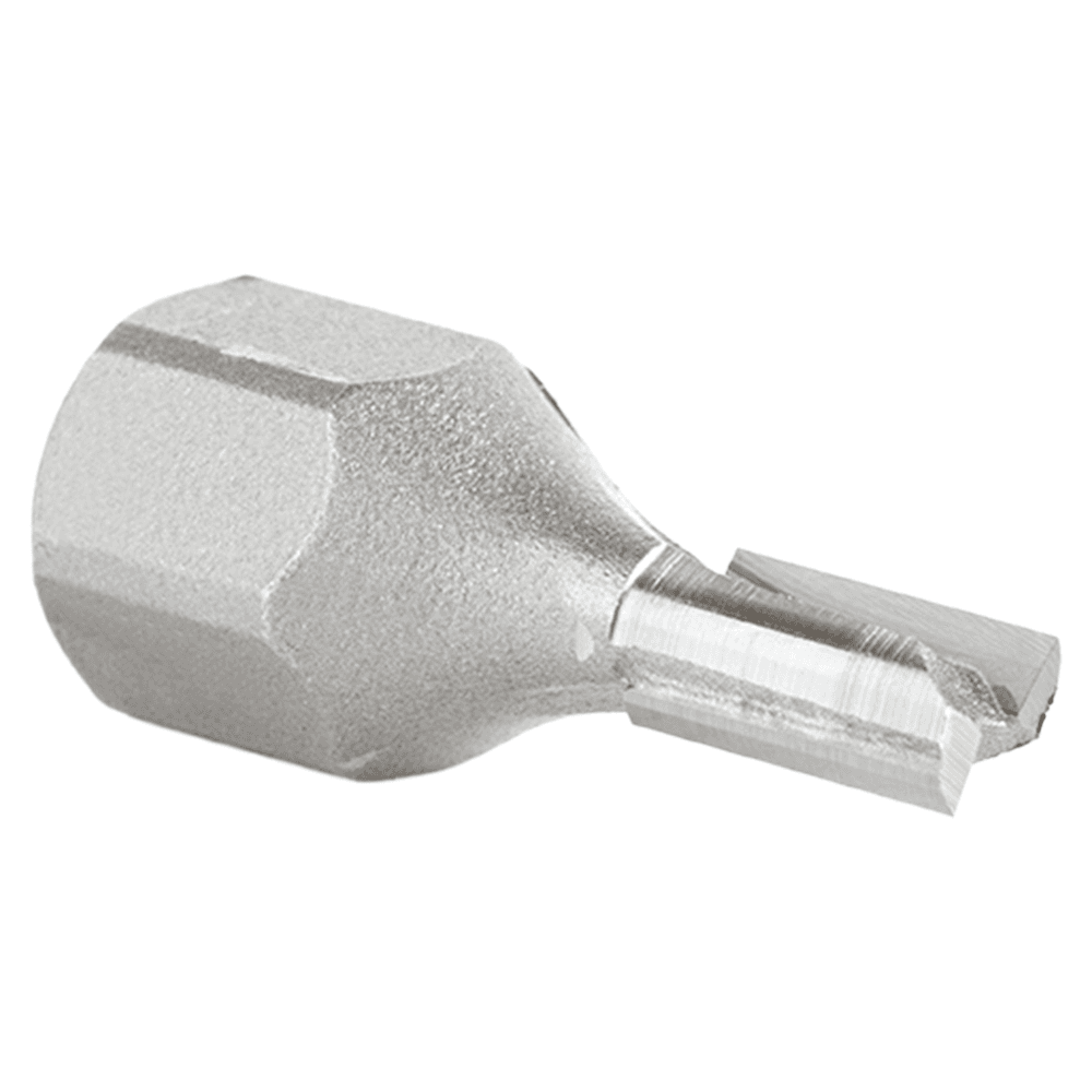 1/4" Dia x 1/2" Carbide Tipped Mortising Bit, Screw Straight No Shear Cutter, 1/4" - 28 Thread Alt 2 - Image