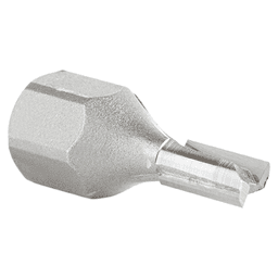 1/4" Dia x 1/2" Carbide Tipped Mortising Bit, Screw Straight No Shear Cutter, 1/4" - 28 Thread Alt 2 - Image