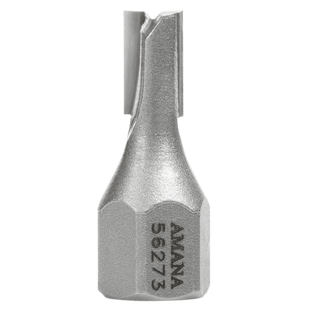 9/32" Dia x 1/2" Carbide Tipped Mortising Bit, Screw Straight No Shear Cutter, 1/4" - 28 Thread Alt 2 - Image