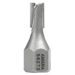 9/32" Dia x 1/2" Carbide Tipped Mortising Bit, Screw Straight No Shear Cutter, 1/4" - 28 Thread Alt 2 - Image