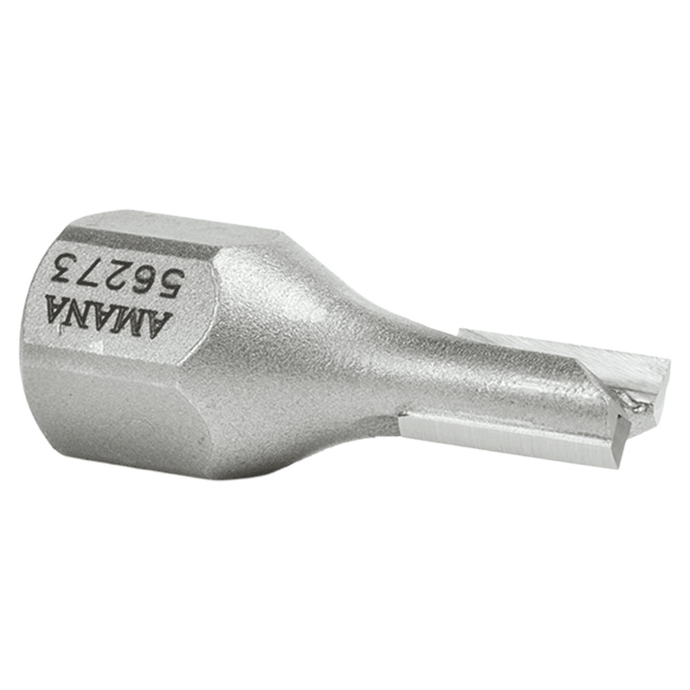 9/32" Dia x 1/2" Carbide Tipped Mortising Bit, Screw Straight No Shear Cutter, 1/4" - 28 Thread Main - Image