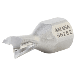 7/16" Dia x 3/8" Carbide Tipped 10° Dovetail Screw Cutter, 1/4" - 28 Thread Alt 2 - Image