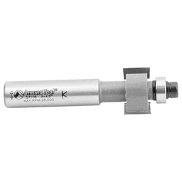 7/8" Dia x 1/2" Carbide Tipped Solid Surface Face Inlay Bit, 1/2" Shank Alt 2 - Image