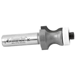 1" Dia x 7/8" Carbide Tipped Countertop No-Drip with Ultra-Glide Radius Bearing Guide Solid Surface, 5/16" Angle, 1/2" Shank Alt 2 - Image