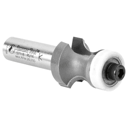 1" Dia x 7/8" Carbide Tipped Countertop No-Drip with Ultra-Glide Radius Bearing Guide Solid Surface, 5/16" Angle, 1/2" Shank Alt 3 - Image