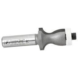 1" Dia x 1-1/8" Carbide Tipped Countertop No-Drip with Ultra-Glide Radius Bearing Guide Solid Surface, 5/16" Angle, 1/2" Shank Alt 2 - Image