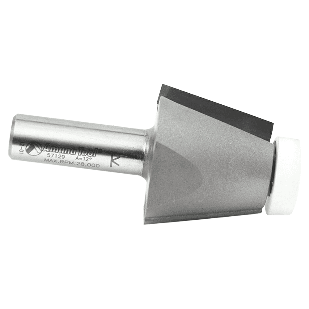 1-1/2" Dia x 1-1/4" Carbide Tipped Wilsonart® SSV Bowl Solid Surface, 12°, 1/2" Shank Alt 2 - Image