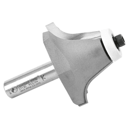 2-1/4" Dia x 1-1/4" Carbide Tipped Undermount Bowl Solid Surface Round Over Bit, 18°, 1/2" Shank Alt 2 - Image